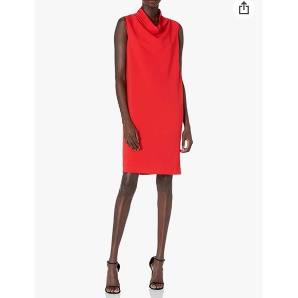 Anne Klein Women's Cowl Neck Sheath Dress - Picture 1 of 2